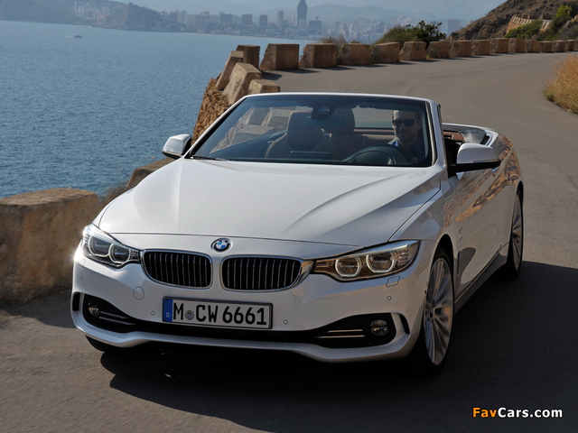 Pictures of BMW 428i Cabrio Luxury Line (F33) 2013 (640 x 480)