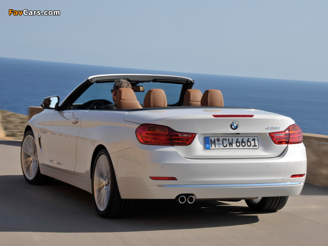 Pictures of BMW 428i Cabrio Luxury Line (F33) 2013 (640 x 480)