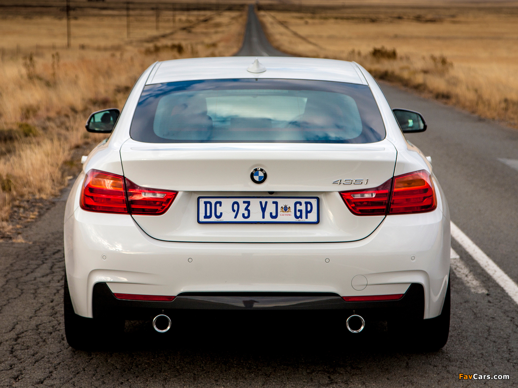 Pictures of BMW 435i Gran Coupé M Sport Package ZA-spec (F36) 2014 (1024 x 768)
