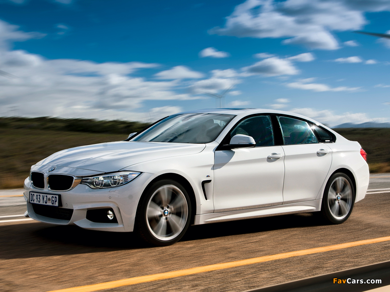 Pictures of BMW 435i Gran Coupé M Sport Package ZA-spec (F36) 2014 (800 x 600)