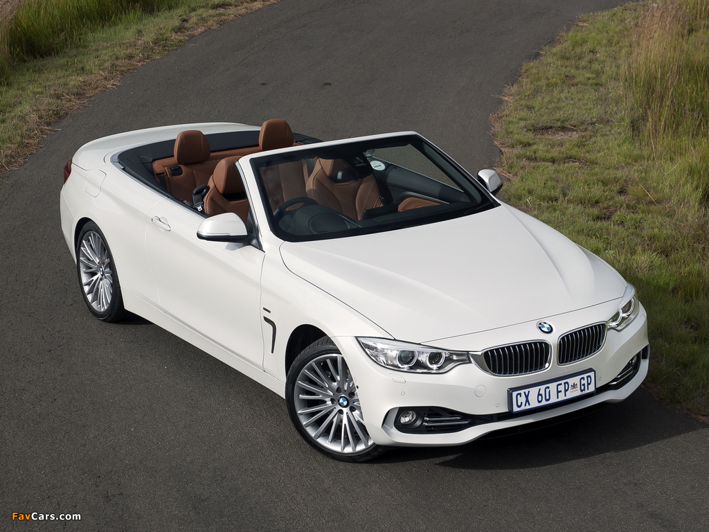 Pictures of BMW 428i Cabrio Luxury Line ZA-spec (F33) 2014 (1024 x 768)