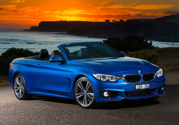 Pictures of BMW 435i Cabrio M Sport Package AU-spec (F33) 2014