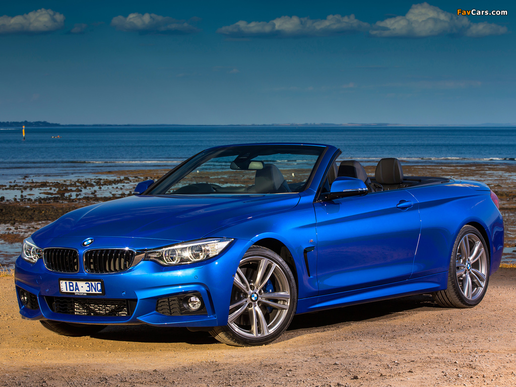 Pictures of BMW 435i Cabrio M Sport Package AU-spec (F33) 2014 (1024 x 768)