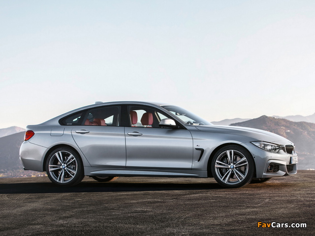 Pictures of BMW 435i Gran Coupé M Sport Package (F36) 2014 (640 x 480)