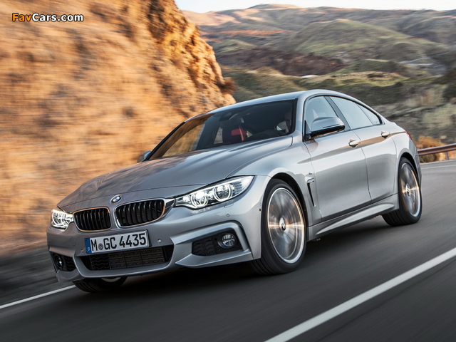 Pictures of BMW 435i Gran Coupé M Sport Package (F36) 2014 (640 x 480)