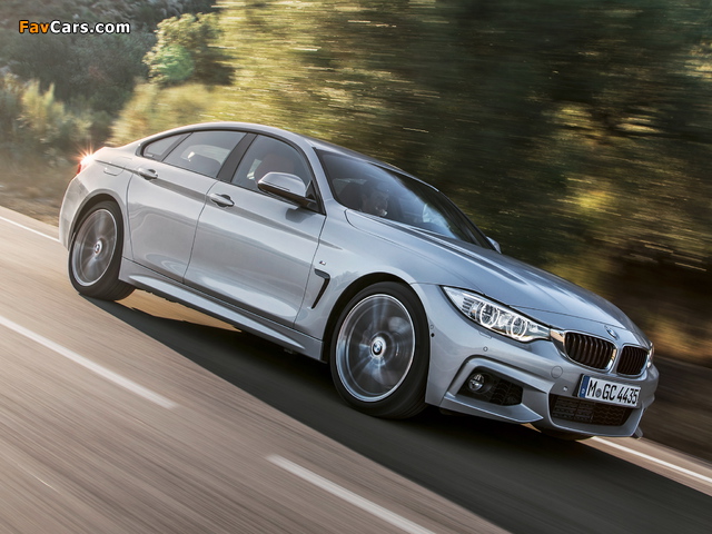 Pictures of BMW 435i Gran Coupé M Sport Package (F36) 2014 (640 x 480)