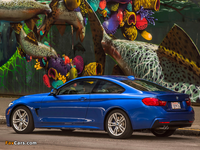 BMW 428i Coupé M Sport Package US-spec (F32) 2013 wallpapers (640 x 480)