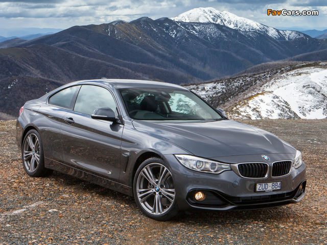 BMW 428i Coupé Sport Line AU-spec (F32) 2013 wallpapers (640 x 480)