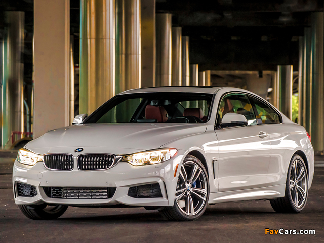 BMW 435i xDrive Coupé M Sport Package US-spec (F32) 2013 wallpapers (640 x 480)