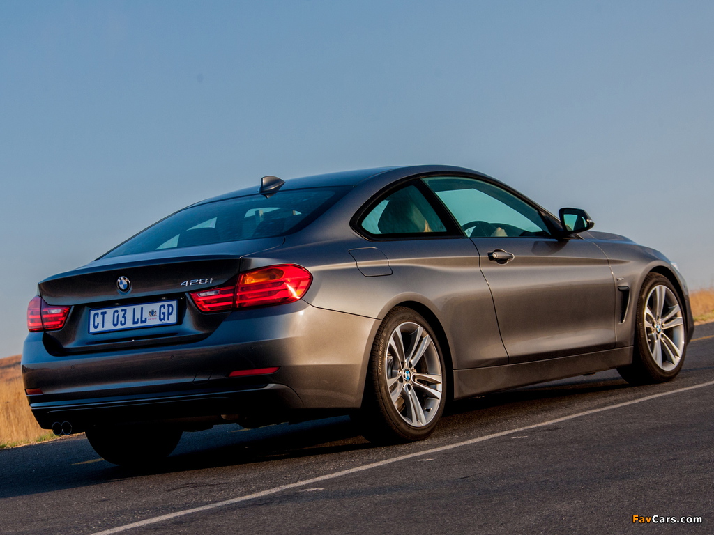 BMW 428i Coupé Sport Line ZA-spec (F32) 2013 wallpapers (1024 x 768)