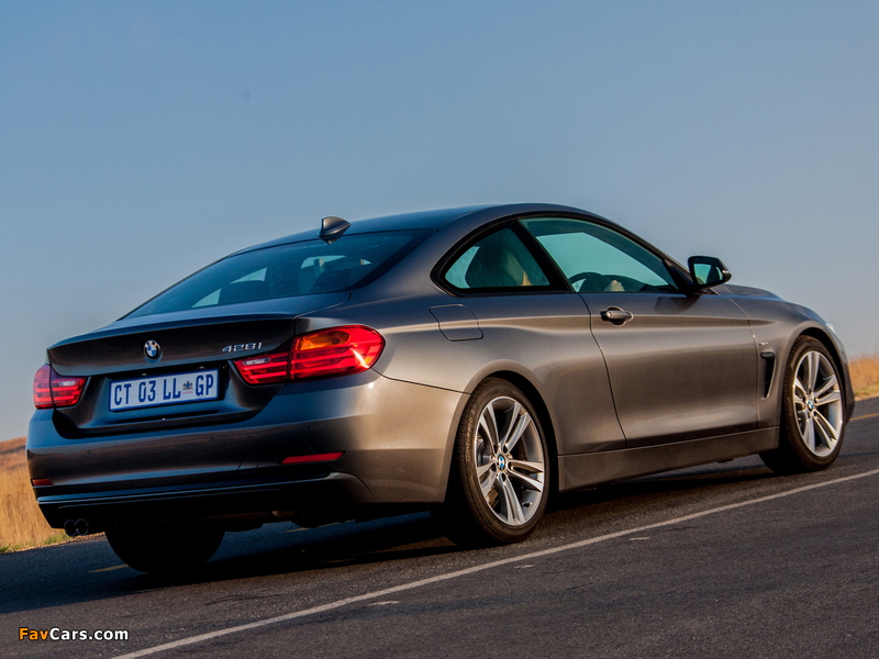 BMW 428i Coupé Sport Line ZA-spec (F32) 2013 wallpapers (800 x 600)