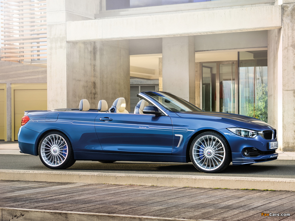 Alpina B4 Bi-Turbo Cabrio UK-spec (F33) 2014 wallpapers (1024 x 768)