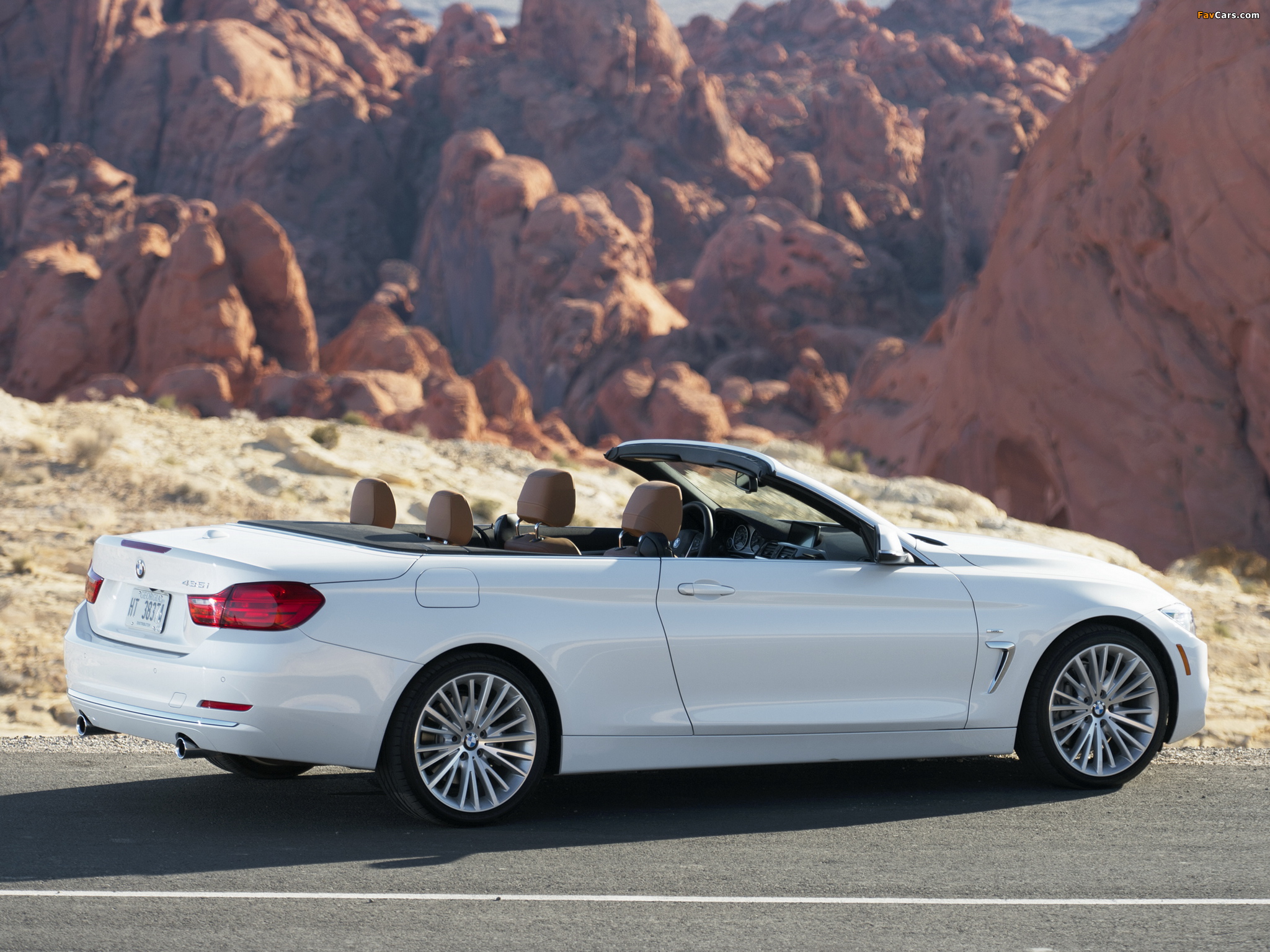 BMW 435i Cabrio Luxury Line US-spec (F33) 2014 wallpapers (2048 x 1536)