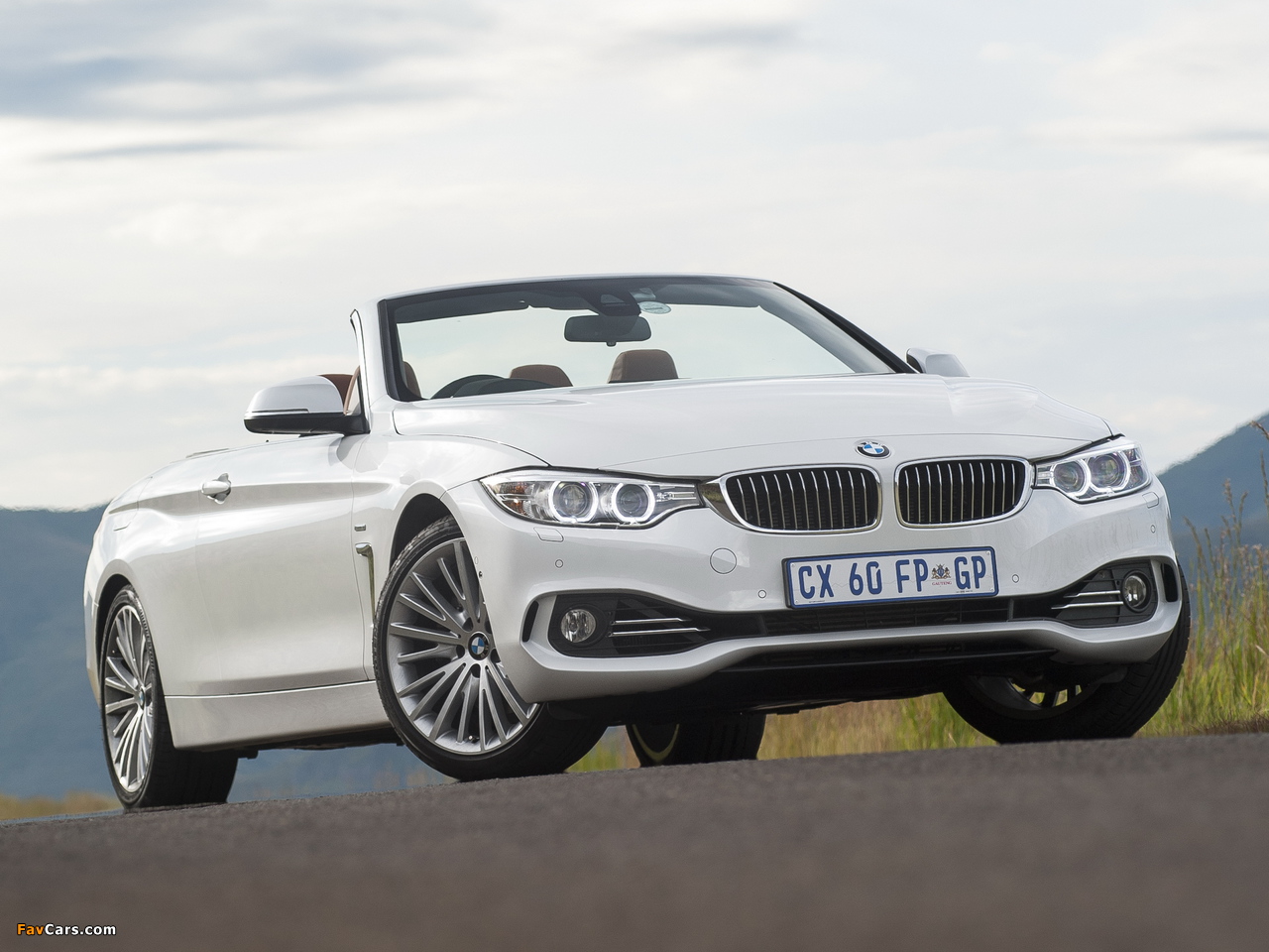 BMW 428i Cabrio Luxury Line ZA-spec (F33) 2014 wallpapers (1280 x 960)