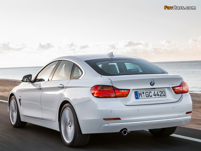 BMW 420d Gran Coupé Luxury Line (F36) 2014 wallpapers (640 x 480)