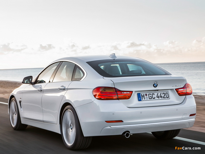 BMW 420d Gran Coupé Luxury Line (F36) 2014 wallpapers (800 x 600)
