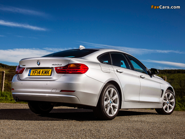 BMW 420d xDrive Gran Coupé Sport Line UK-spec (F32) 2014 wallpapers (640 x 480)