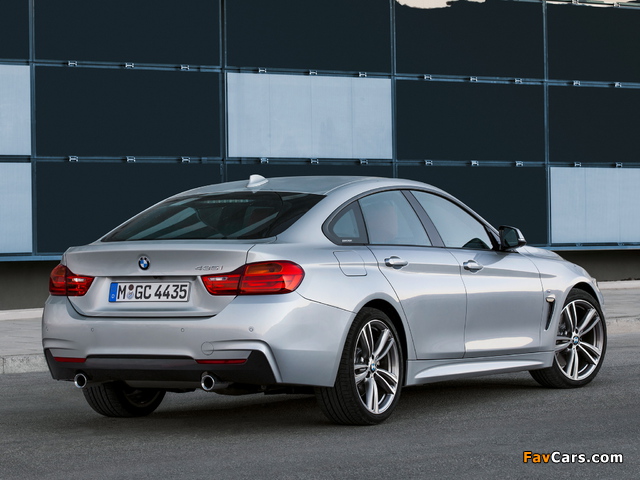 BMW 435i Gran Coupé M Sport Package (F36) 2014 wallpapers (640 x 480)