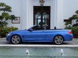 BMW 435i Cabrio M Sport Package UK-spec (F33) 2014 wallpapers