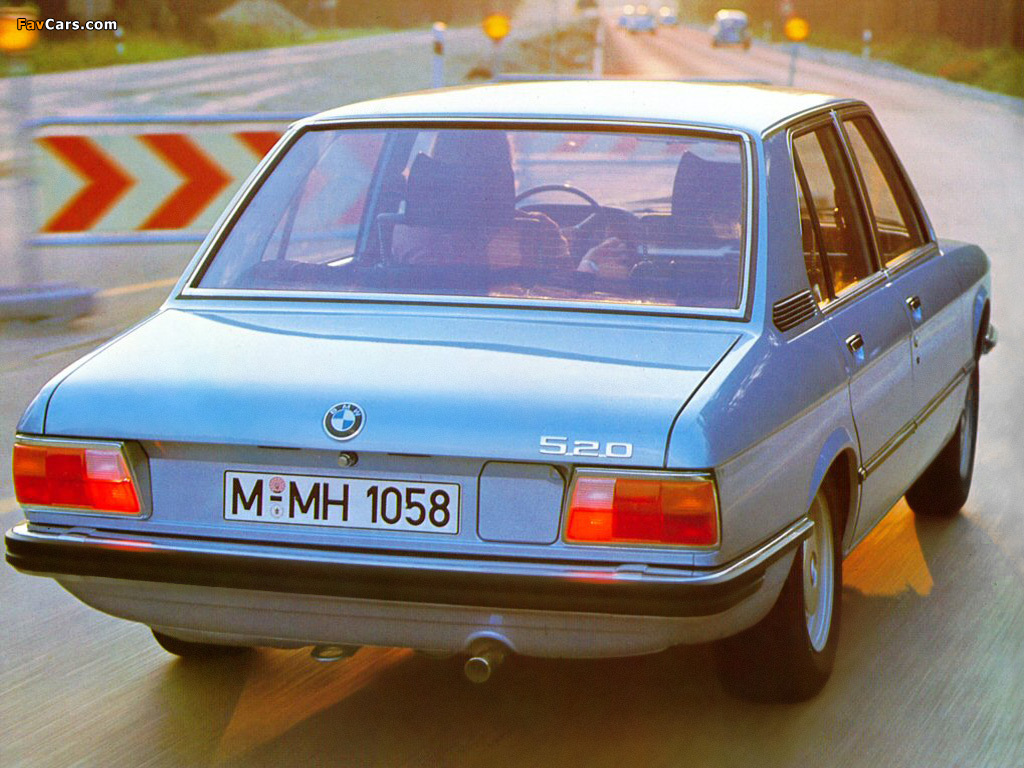 BMW 520 Sedan (E12) 1972–76 pictures (1024 x 768)
