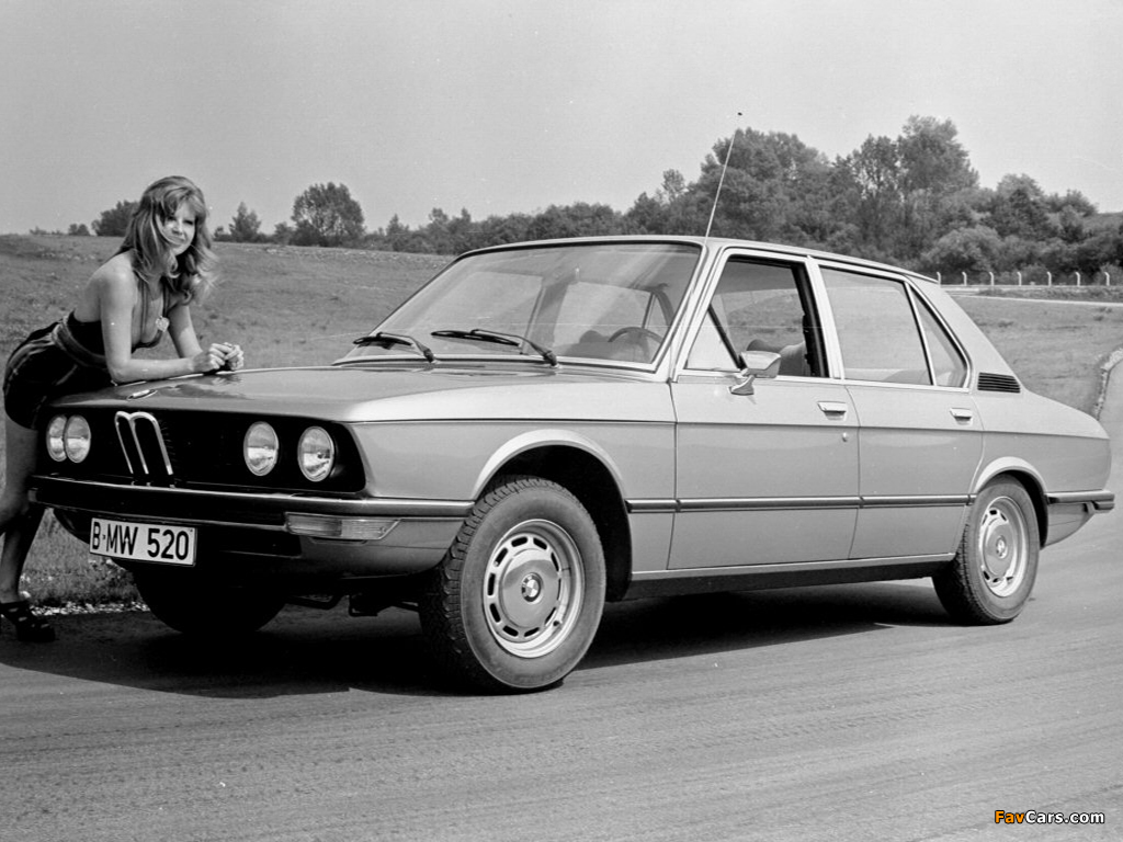 BMW 520 Sedan (E12) 1972–76 wallpapers (1024 x 768)