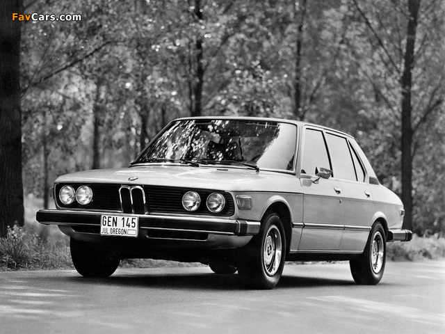 BMW 530i Sedan US-spec (E12) 1974–77 wallpapers (640 x 480)