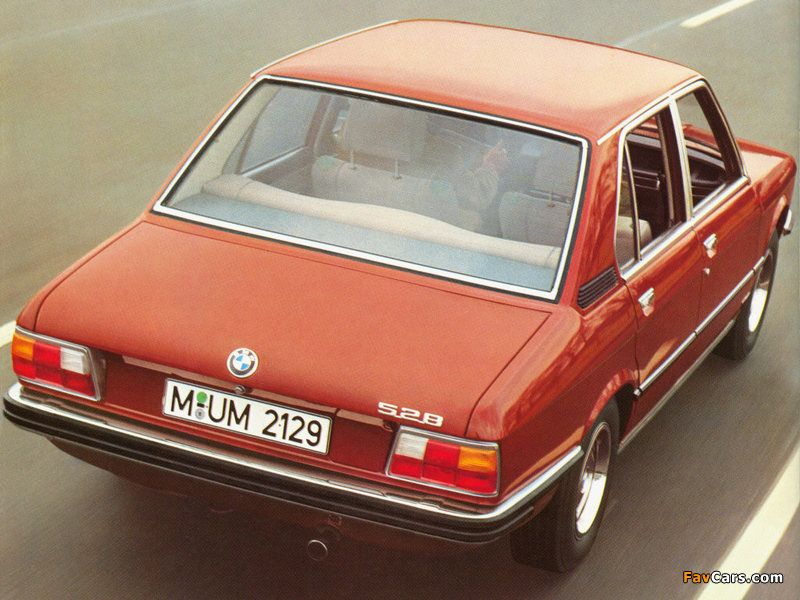 BMW 528 Sedan (E12) 1975–77 pictures (800 x 600)