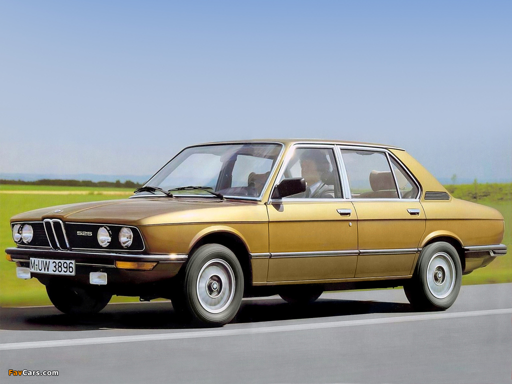 BMW 525 Sedan (E12) 1976–81 photos (1024 x 768)