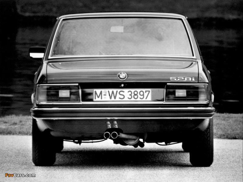 BMW 528i Sedan (E12) 1977–81 photos (800 x 600)