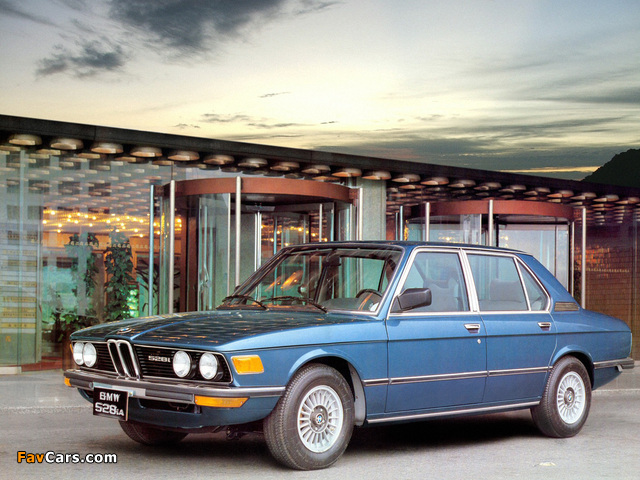 BMW 528iA Sedan JP-spec (E12) 1981 pictures (640 x 480)