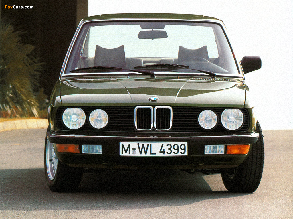 BMW 520i Sedan (E28) 1981–87 wallpapers (1024 x 768)