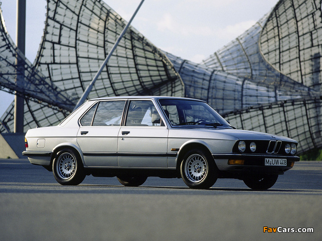BMW 520i Sedan (E28) 1981–87 wallpapers (640 x 480)