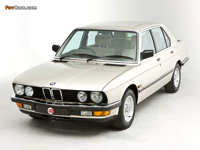 BMW 525e UK-spec (E28) 1983–87 photos (640 x 480)