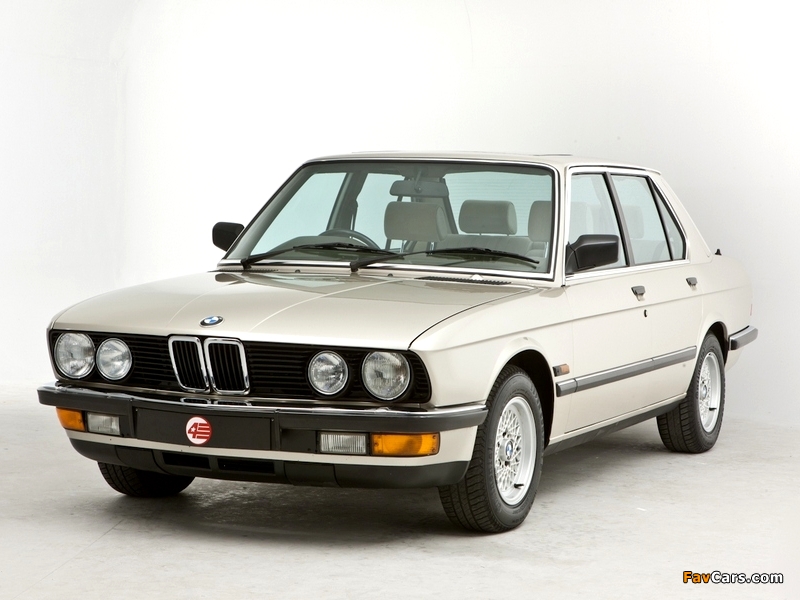 BMW 525e UK-spec (E28) 1983–87 pictures (800 x 600)