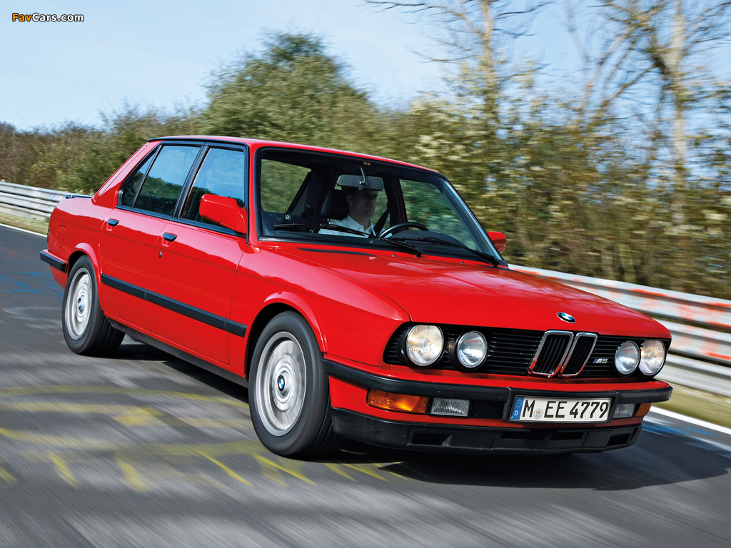 BMW M5 (E28) 1985–87 photos (1024 x 768)