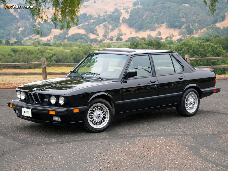 BMW M5 US-spec (E28) 1986–87 images (800 x 600)