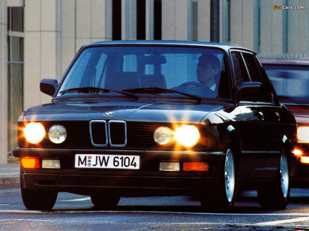 BMW 524d (E28) 1986–87 photos (1024 x 768)