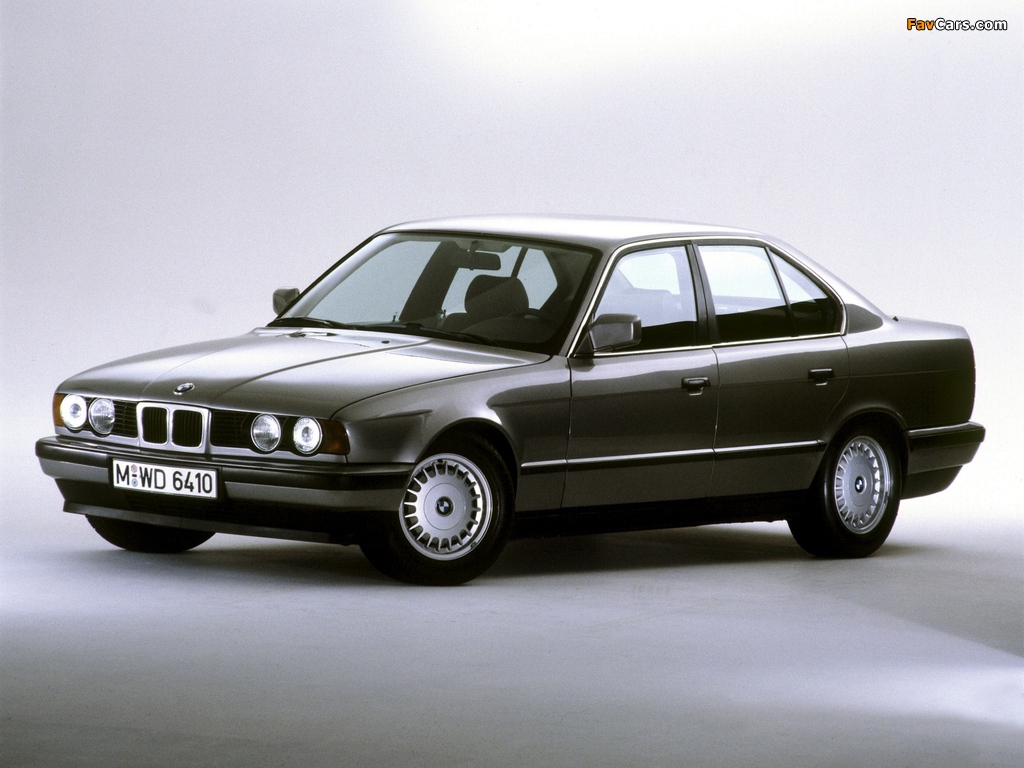 BMW 520i Sedan (E34) 1987–95 images (1024 x 768)