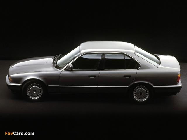 BMW 520i Sedan (E34) 1987–95 images (640 x 480)