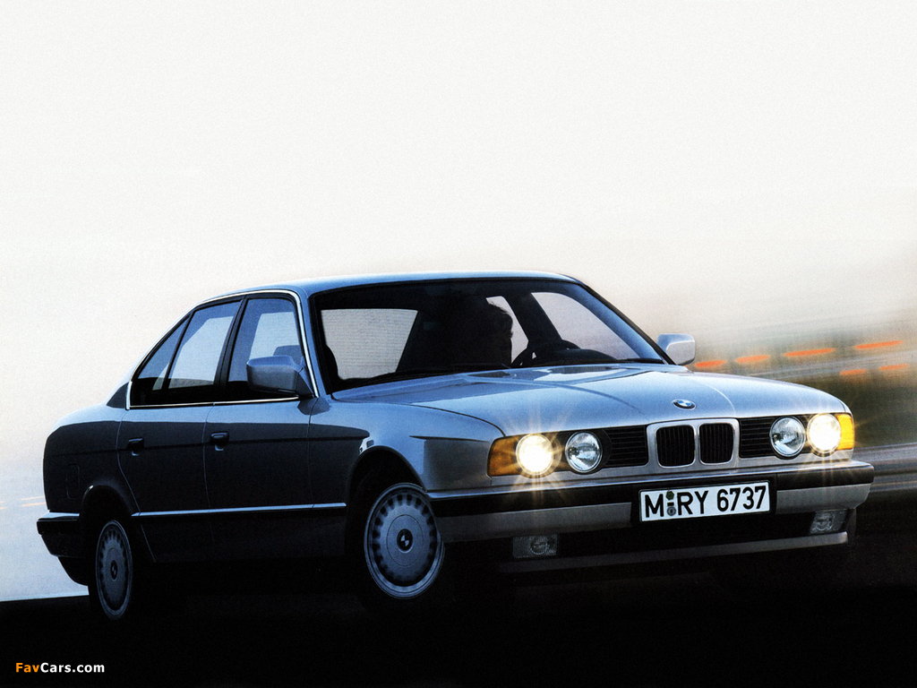 BMW 535i Sedan (E34) 1988–93 images (1024 x 768)