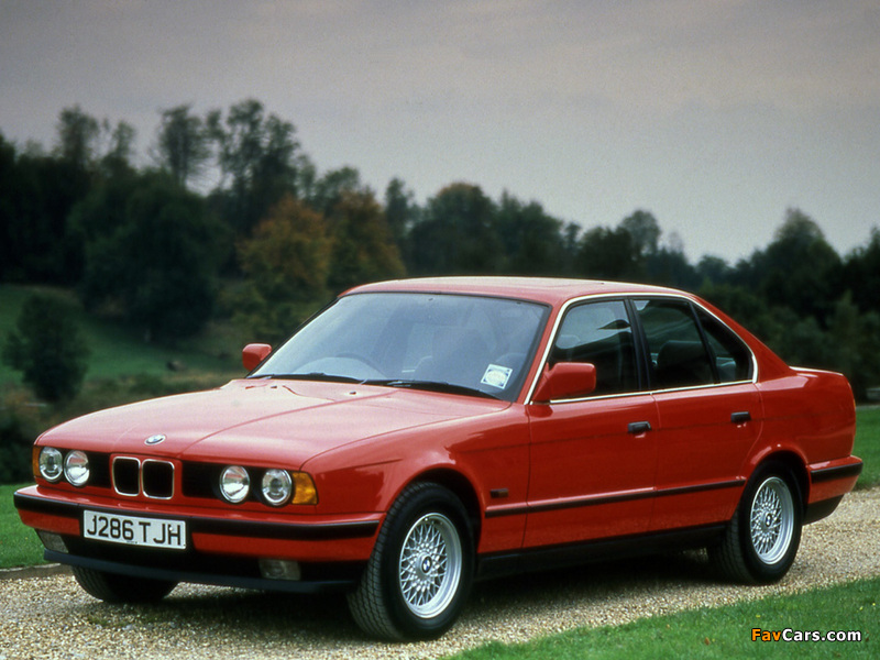 BMW 5 Series Sedan UK-spec (E34) 1988–95 images (800 x 600)