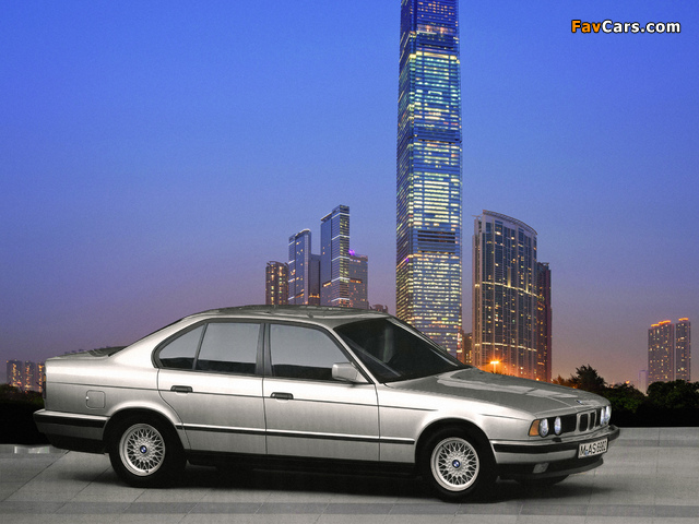 BMW 525tds Sedan (E34) 1991–95 pictures (640 x 480)