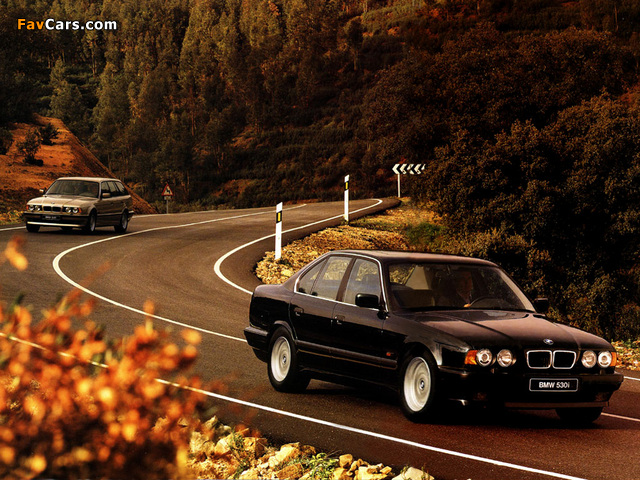 BMW 530i Sedan (E34) 1992–95 pictures (640 x 480)