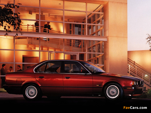BMW 530i Sedan (E34) 1992–95 wallpapers (640 x 480)
