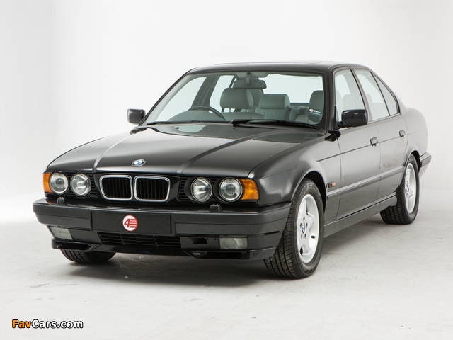 BMW 540i UK-spec (E34) 1992–95 wallpapers (640 x 480)