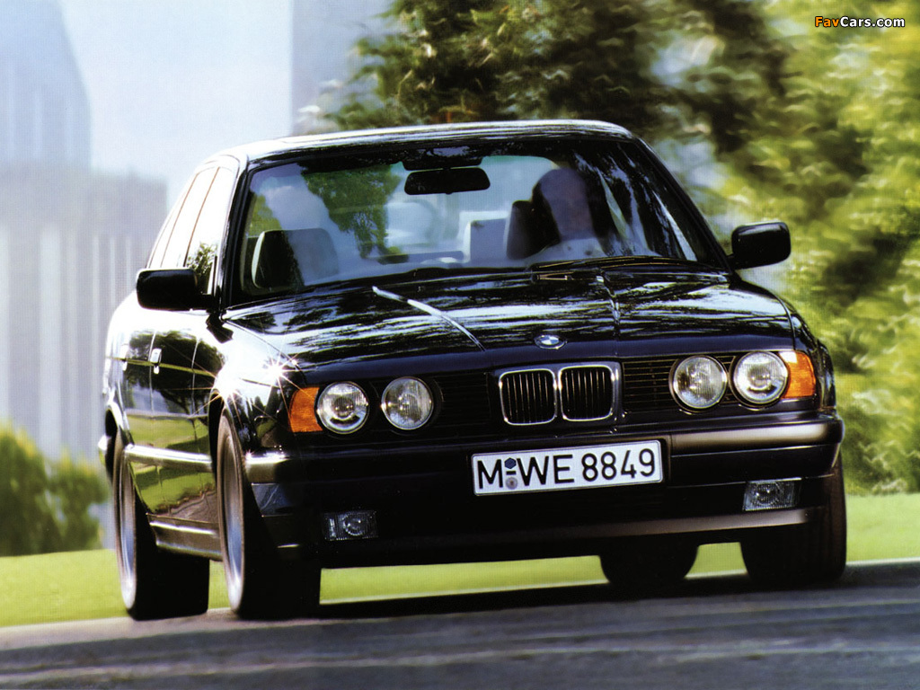 BMW 525td Sedan (E34) 1993–95 wallpapers (1024 x 768)