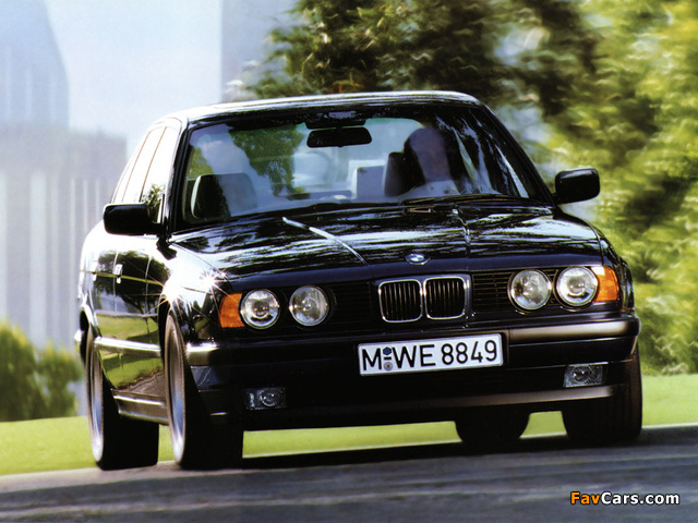 BMW 525td Sedan (E34) 1993–95 wallpapers (640 x 480)