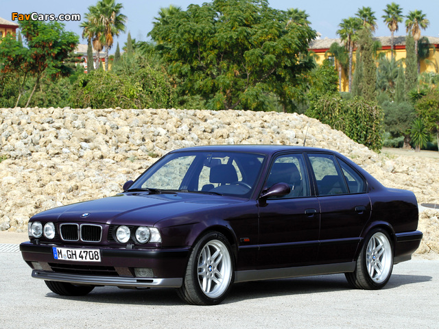 BMW M5 Sedan (E34) 1994–95 photos (640 x 480)