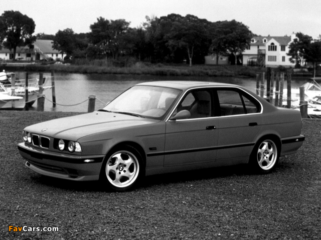 BMW 540i M-Sport (E34) 1995 photos (640 x 480)
