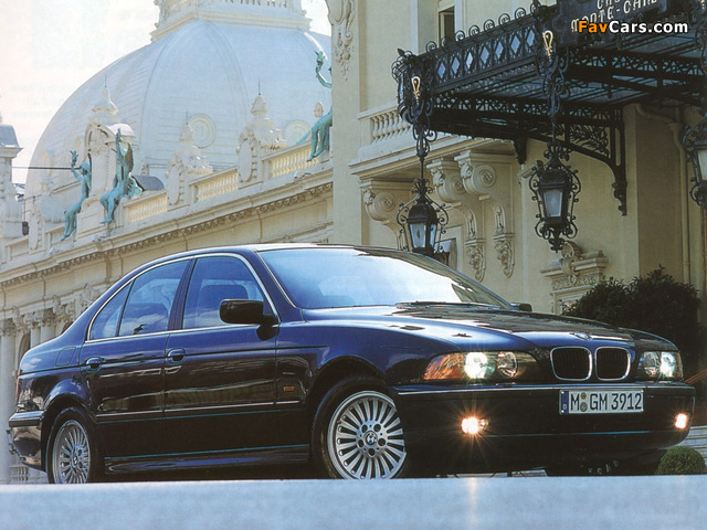 BMW 5 Series Sedan (E39) 1995–2003 pictures (640 x 480)